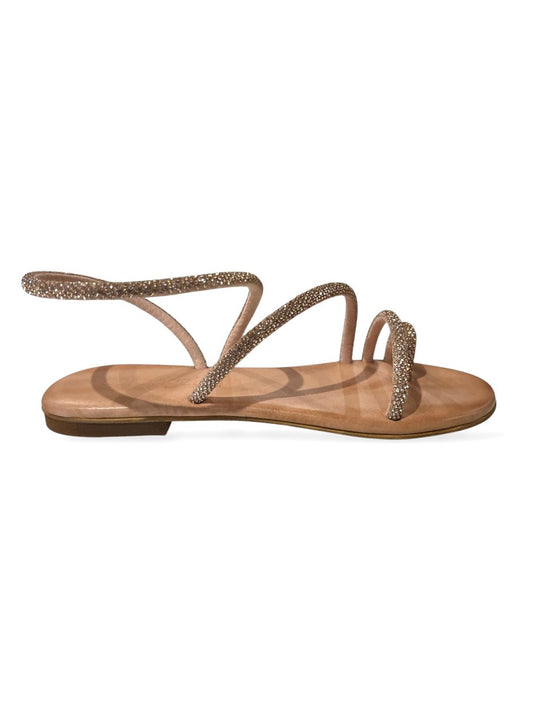 Sandalo Infrapollice intreccio oro/rosa - V_ELISARG