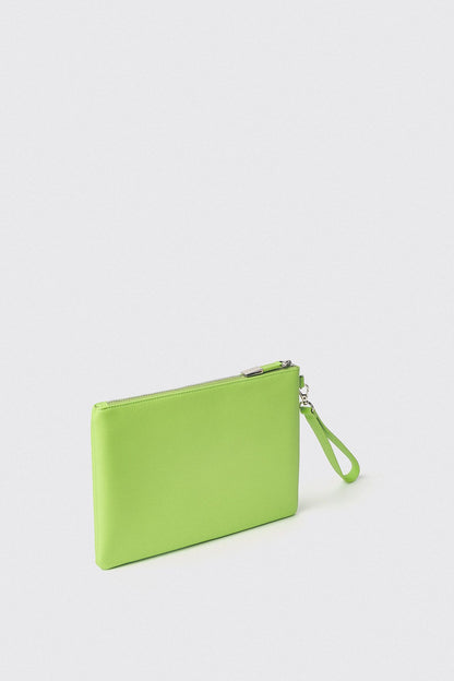 Reg pochette ecopelle logo in metallo- GAACW02100