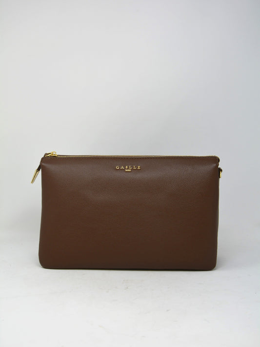 Regular pochette tracolla logata oro - GAC2433