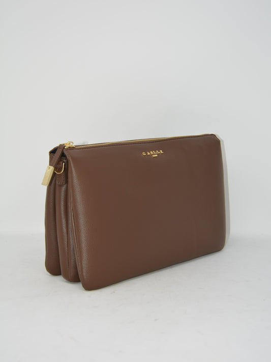 Regular pochette tracolla logata oro - GAC2433