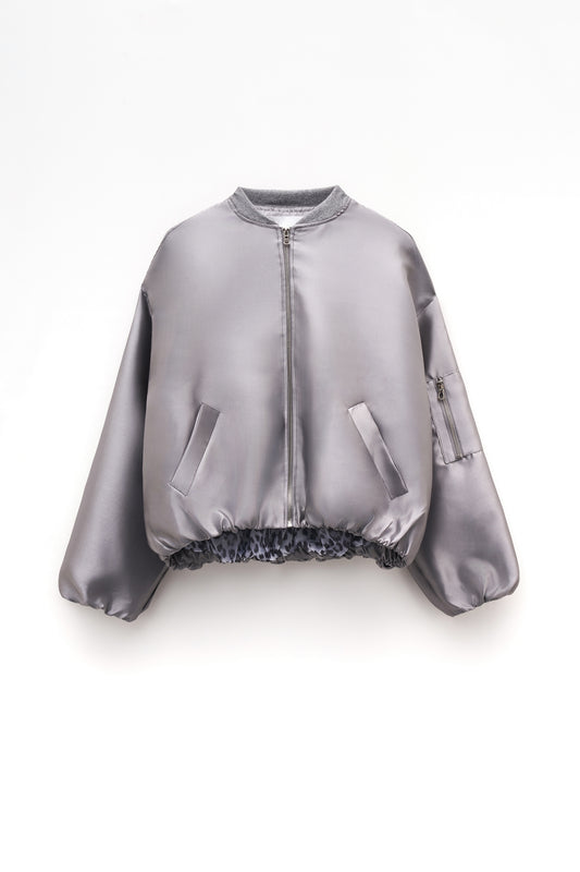 Giacca bomber effetto lucido -LD0406