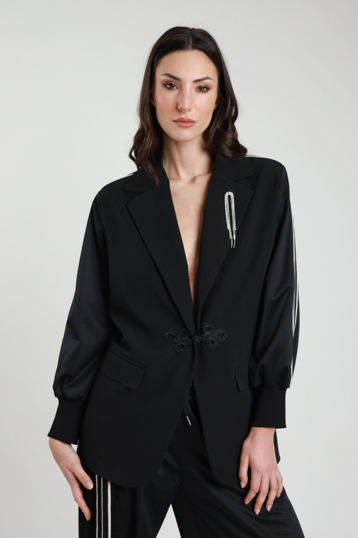 Blazer con bande V_S3387