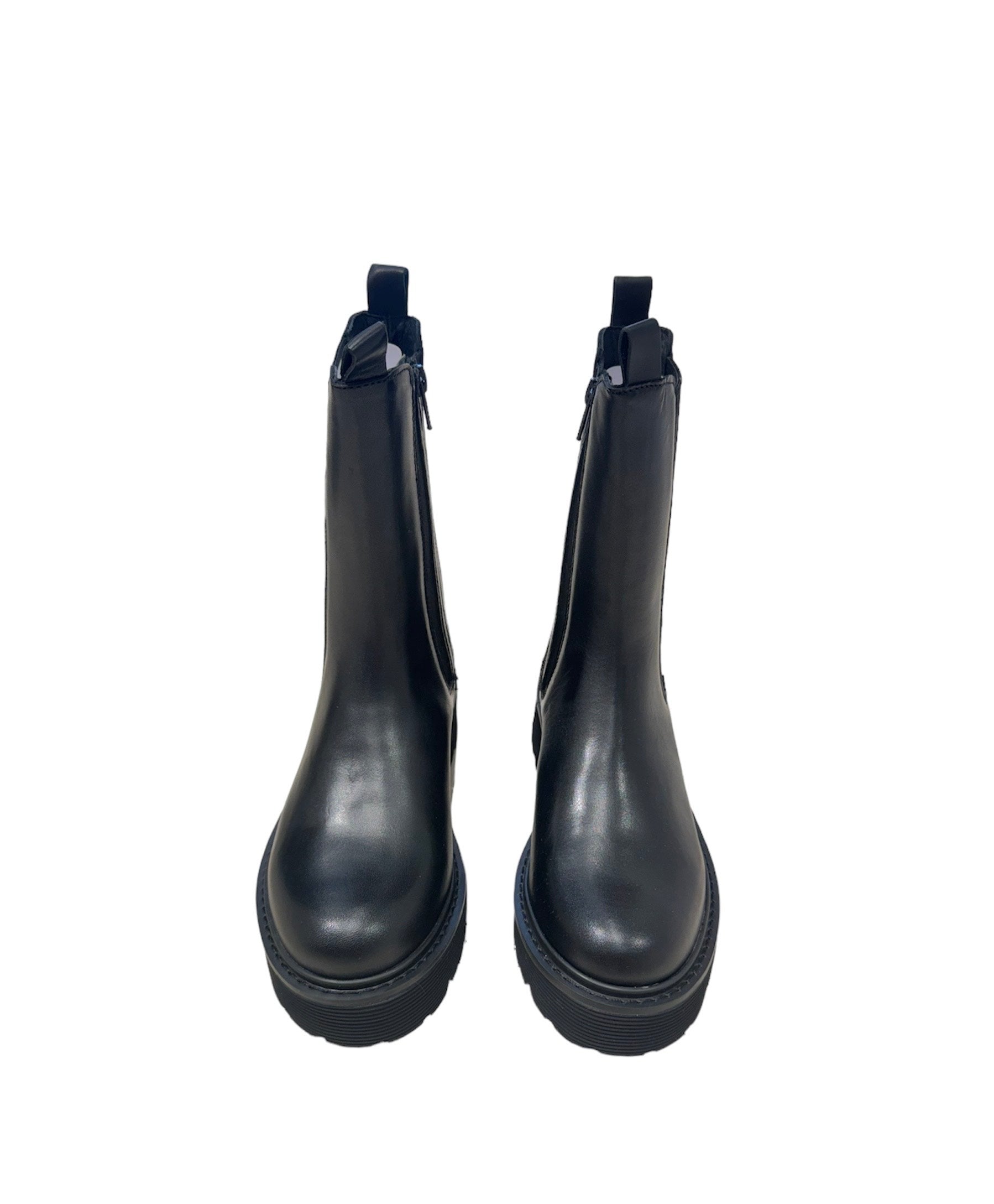Beatles con cerniera ed elastici laterali nero -W326700