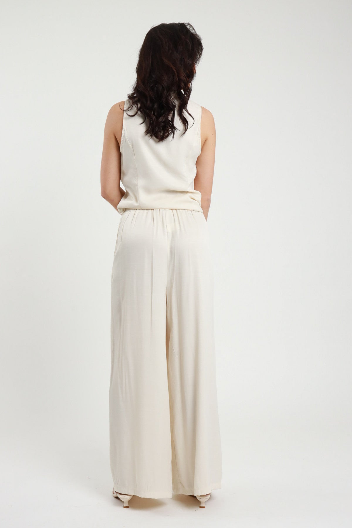 Pantalone con pences latte V_WP535L