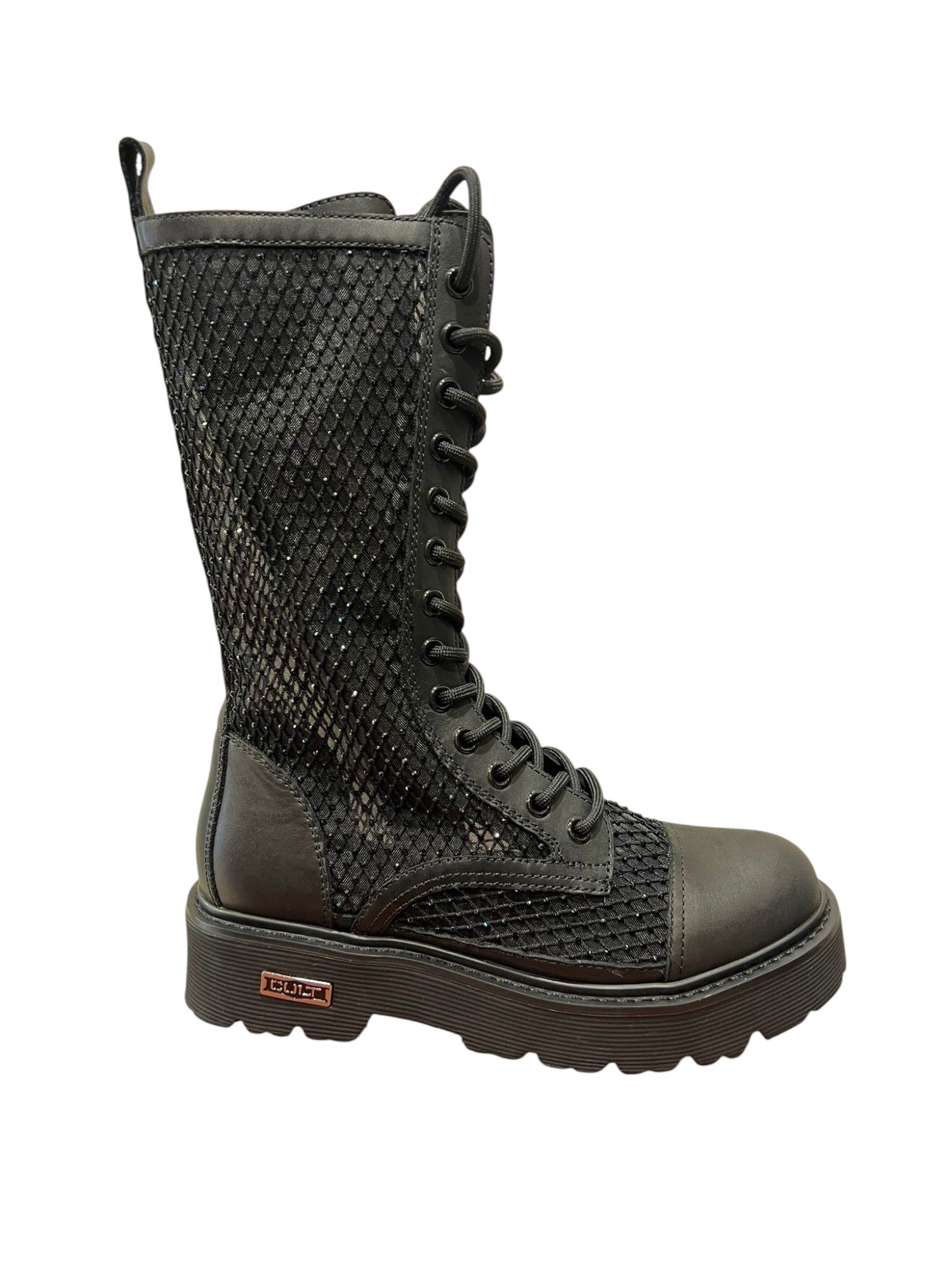 Anfibio nero con strass - CLW340
