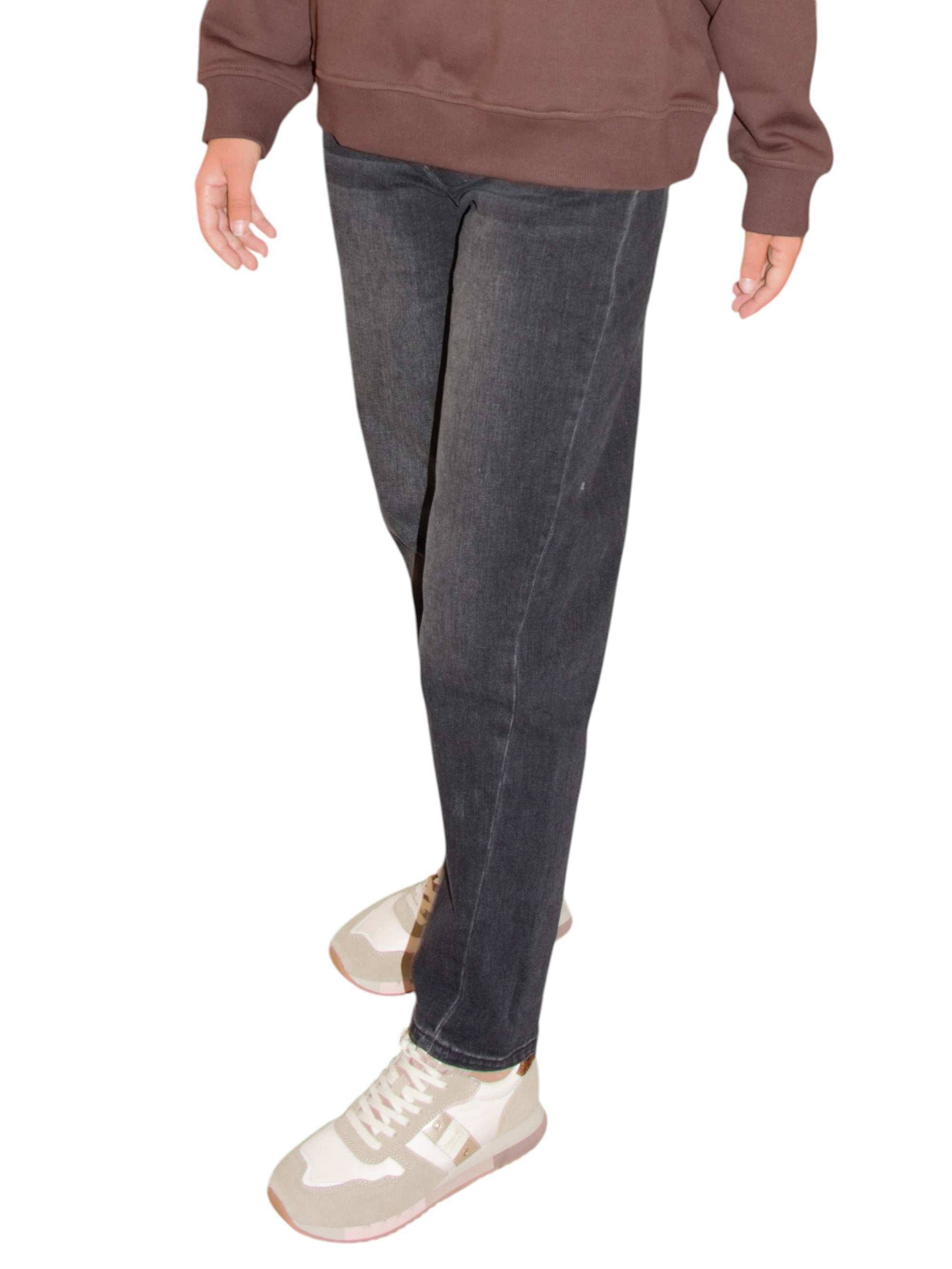 Jeans regular grigio -15551