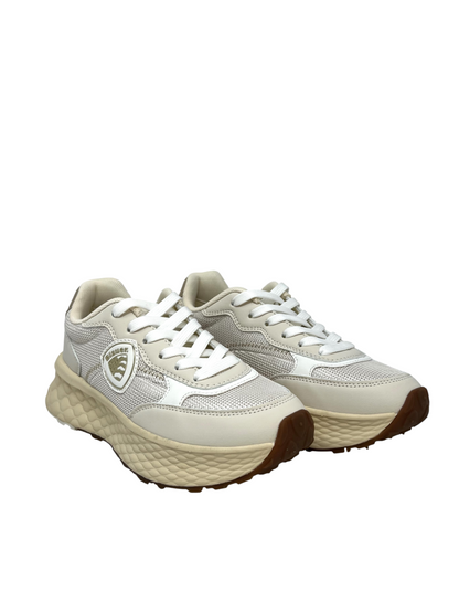 Sneaker Lynn tessuto cream - LYNCRE