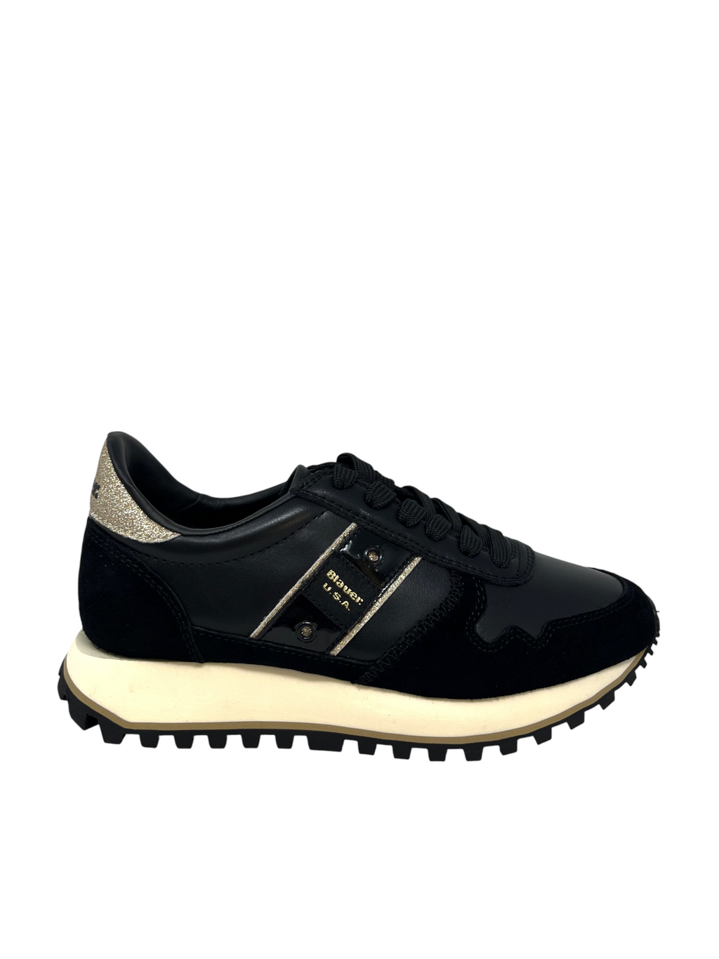 Sneaker Millen camoscio nero - MILBLK