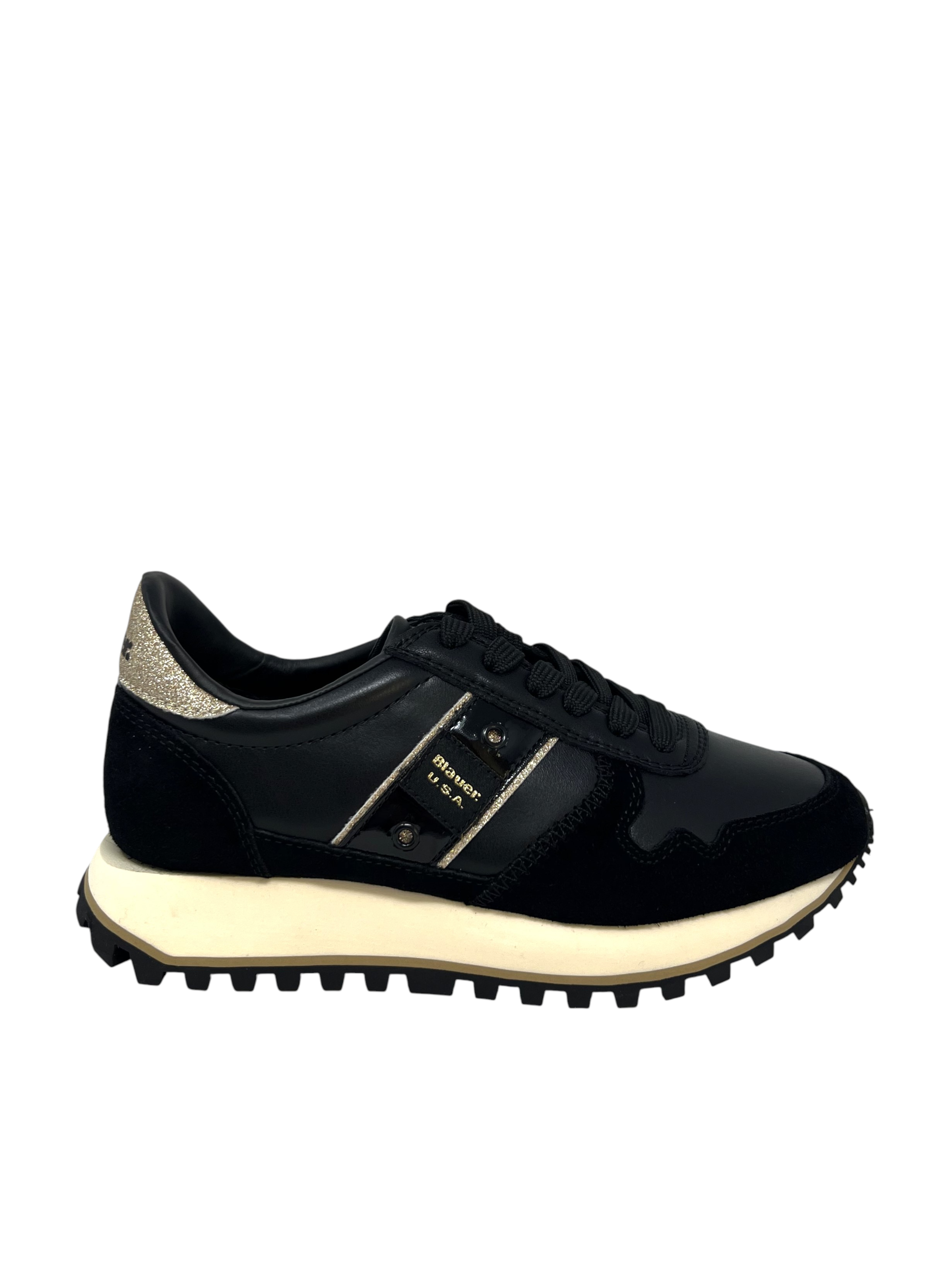 Sneaker Millen camoscio nero - MILBLK