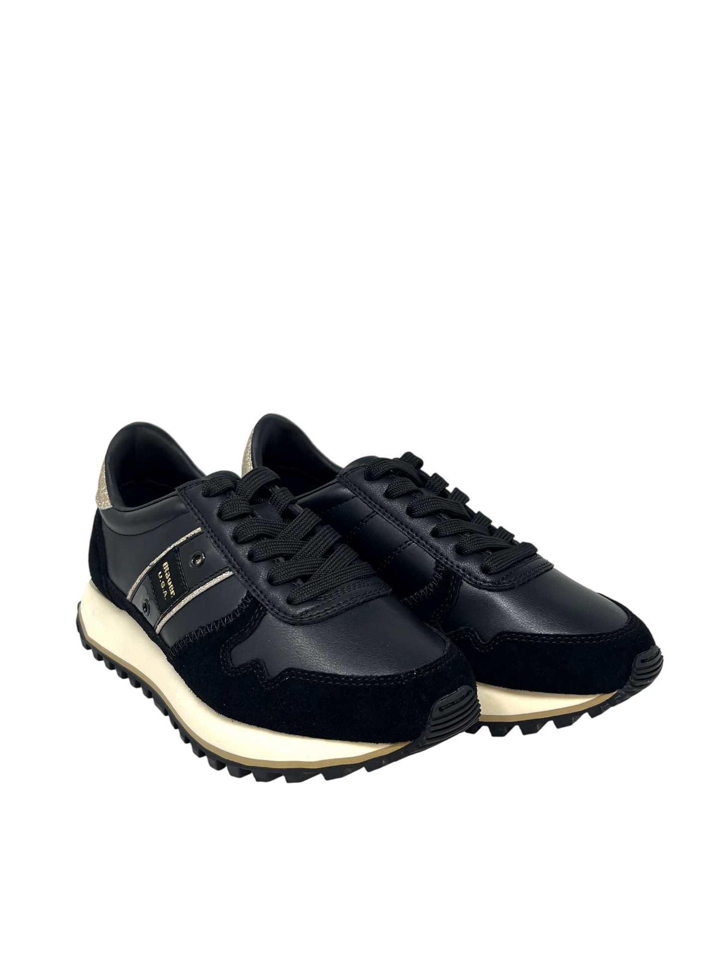 Sneaker Millen camoscio nero - MILBLK