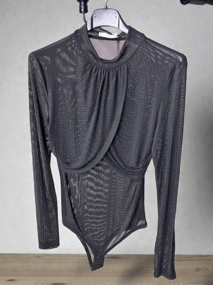 Body con strass - 0593