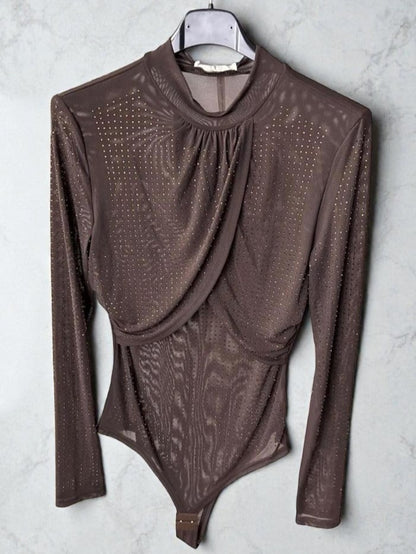 Body con strass - 0593