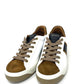 Sneakers in pelle bianco/marrone 2671244