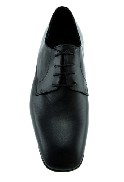 Derby uomo Sarangelini in pelle nero Made in Italy