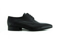 Derby Sarangelini in pelle nero Made in Italy