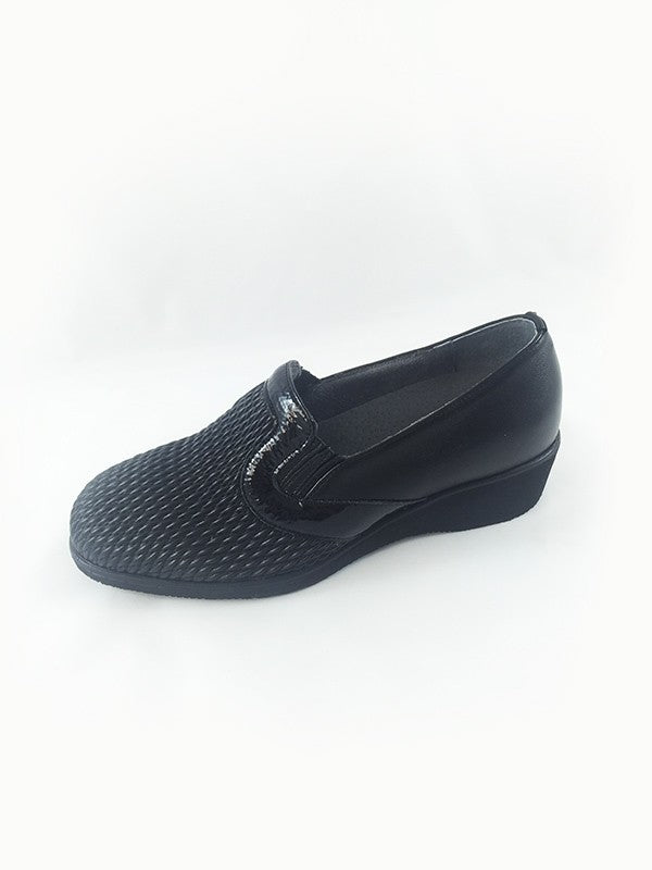 PANTOFOLA CONFORT CON LAVORAZIONE TRAPUNTATO ELASTICIZZATO.MADE IN ITALY