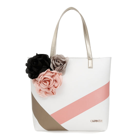 Shopping bag con fiori