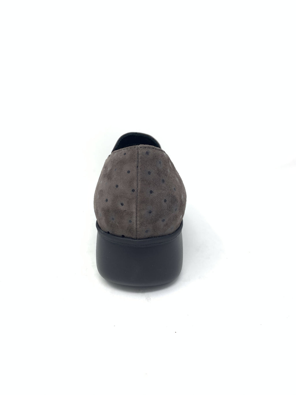 Scarpa accollata in camoscio Made in Italy