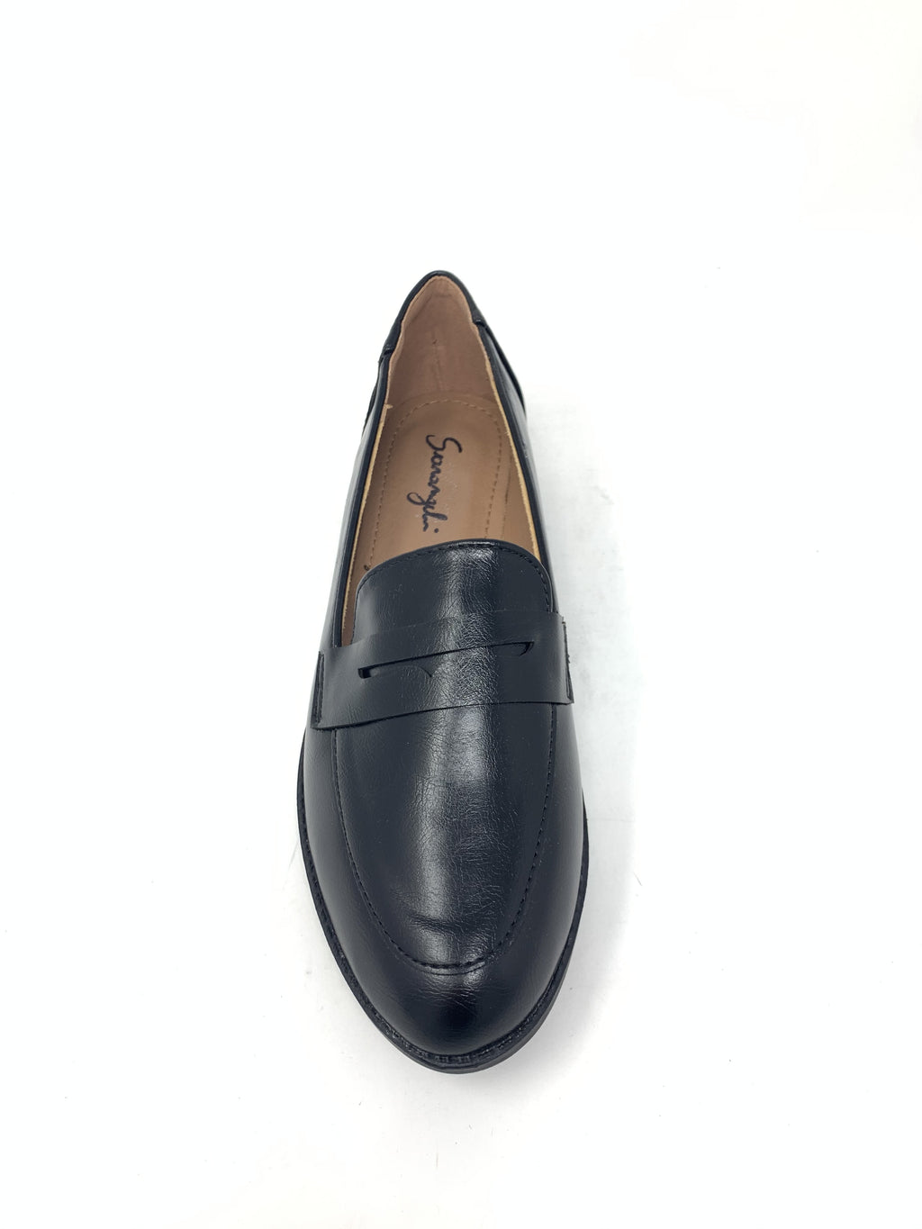 Mocassino nero ecopelle basic