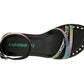 Sandali multilistini con strass
