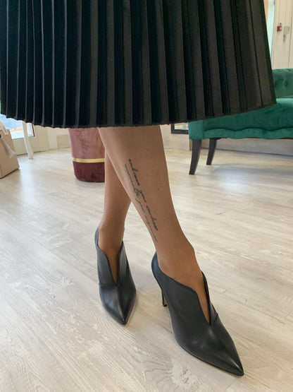 Decolletè accollata scollo a V - I2093