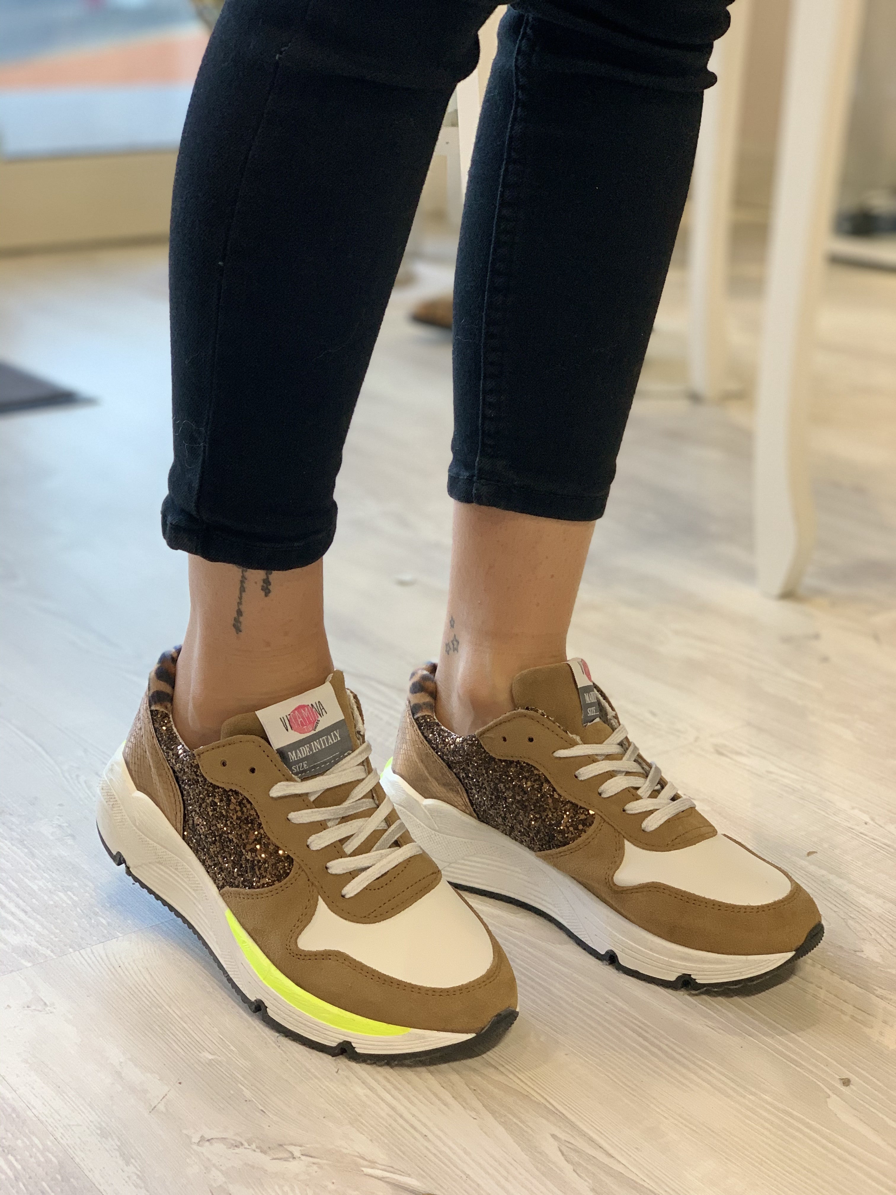 Sneakers bronzo hot sale