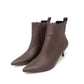 Ankle boots in pelle brownie - 49640BR