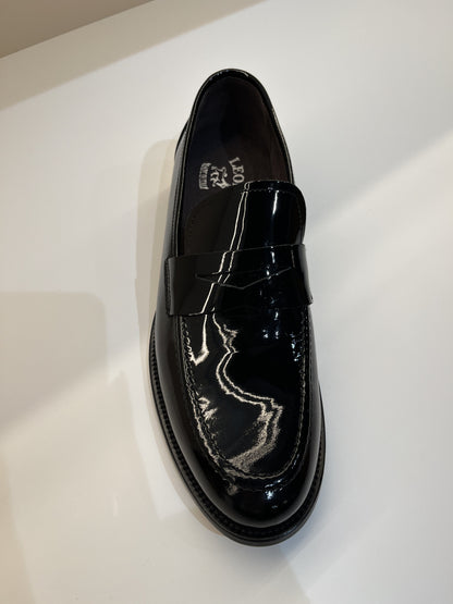 Mocassino vernice nero