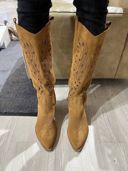 Texano laserato cuoio -TEX