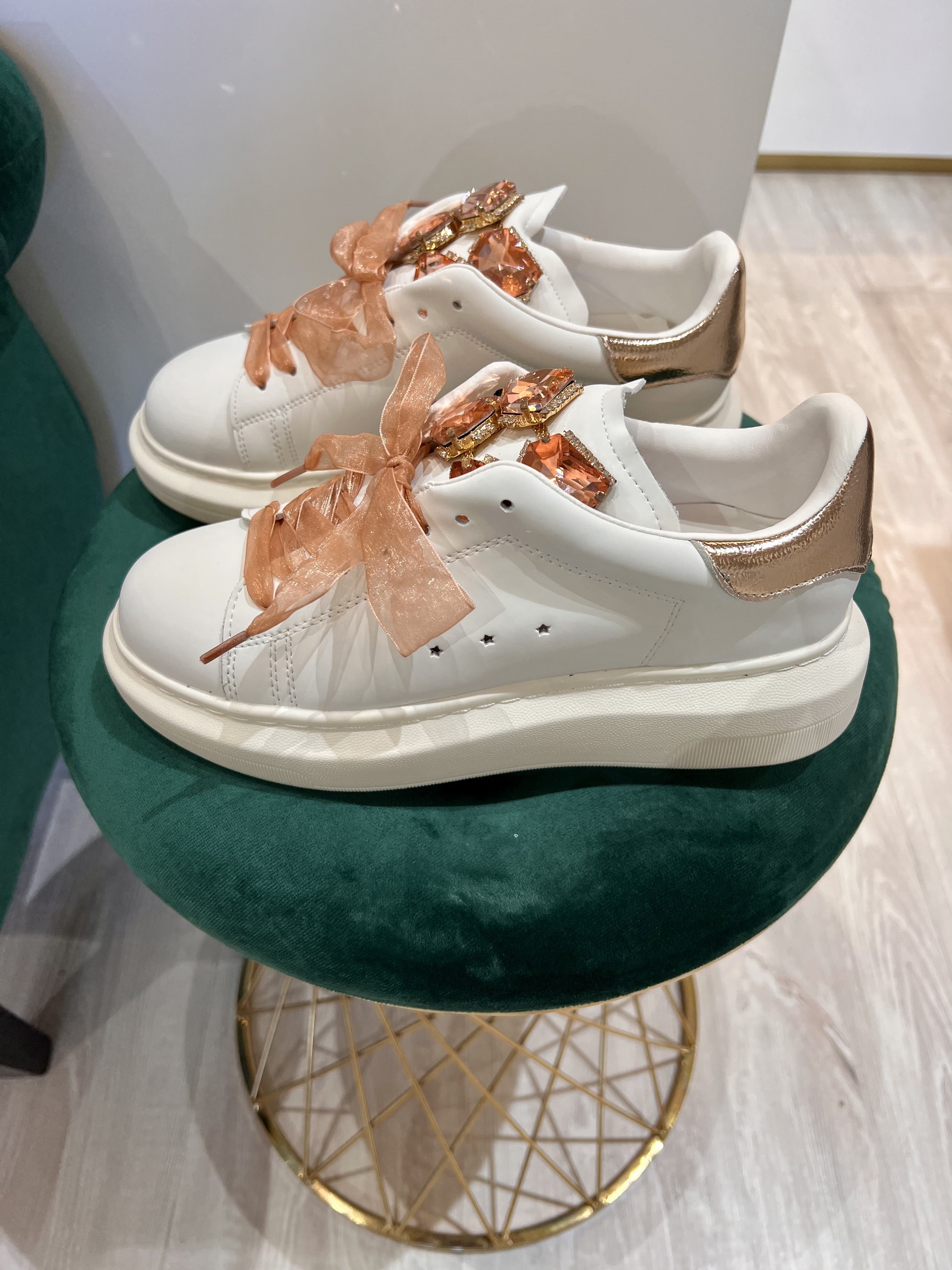 Sneakers deals oro rosa