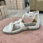 Sandalo borchiette bianco GM9140