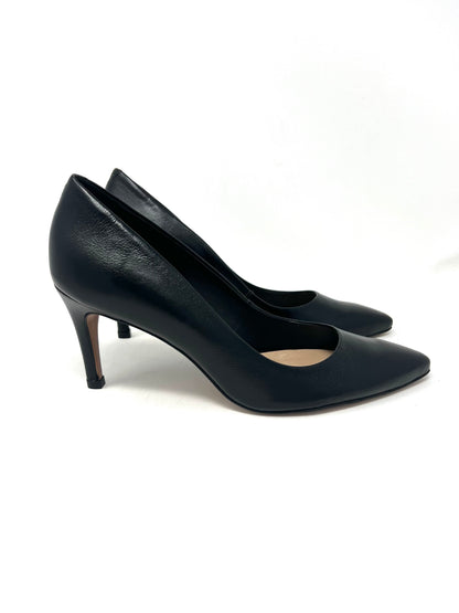 Decolletè tacco 7 cm vitello nero - 49012NE