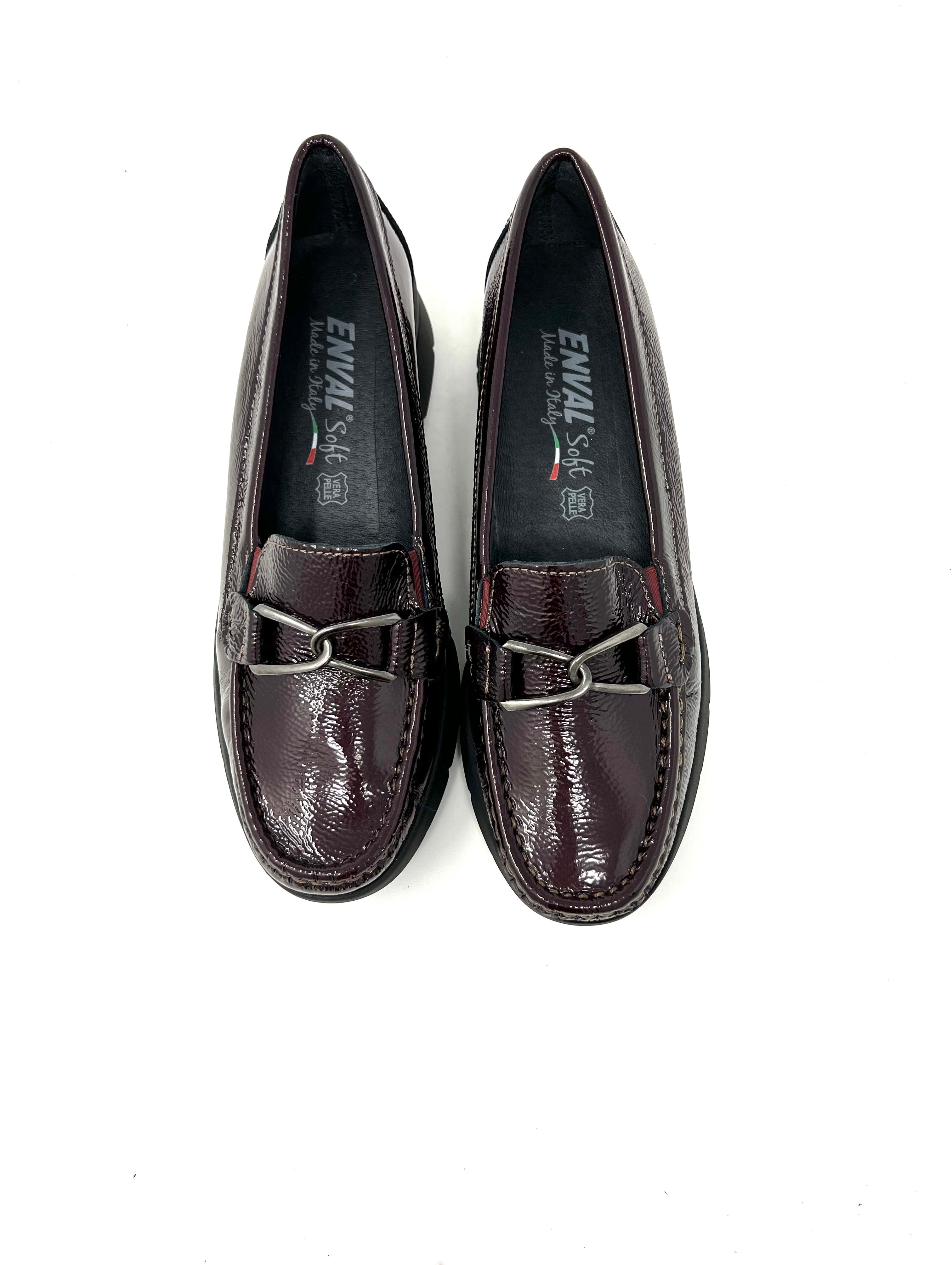Mocassino confort prugna 2759411