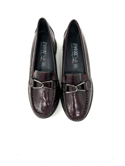 Mocassino confort prugna 2759411