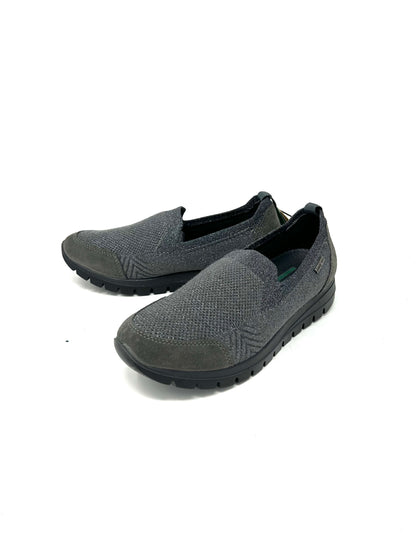 Sneakers a calzino glitter grigio antracite - 2767211
