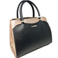 Borsa bicolore nero/cipria Cafènoir WA0301N