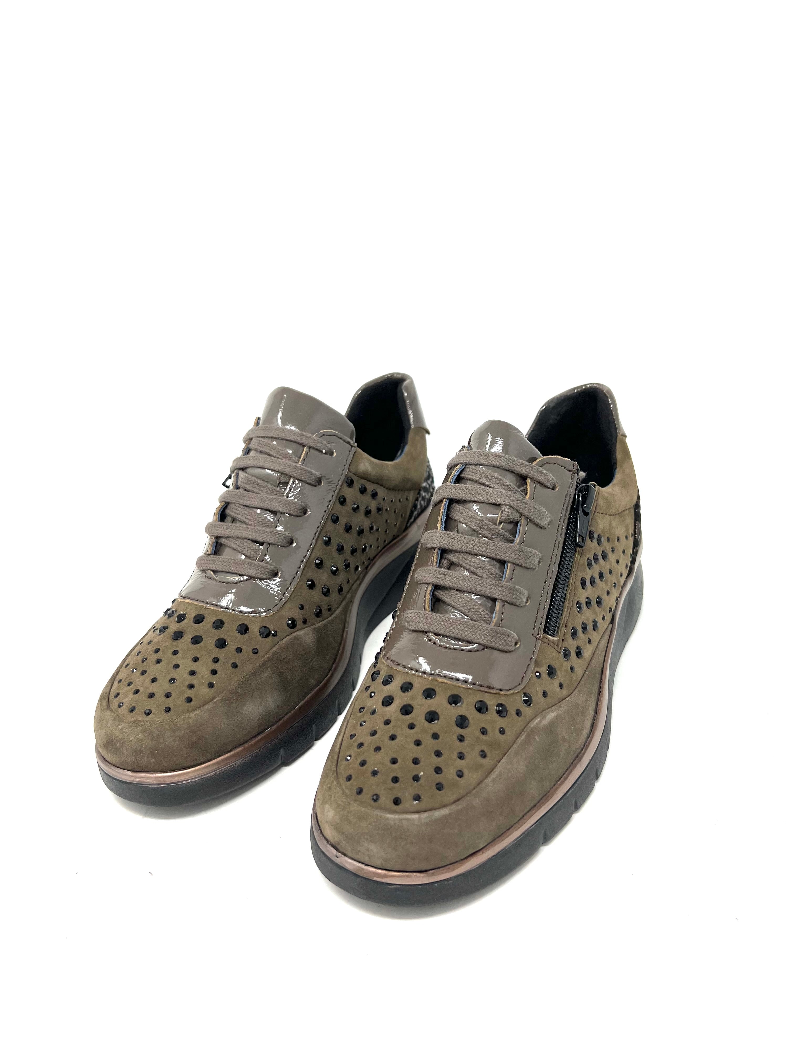 Scarpa con strass visone Melluso - K55421
