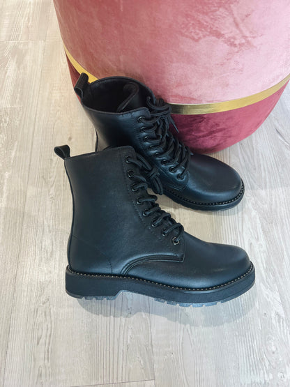 Anfibio nero in eco-pelle - FA9001N