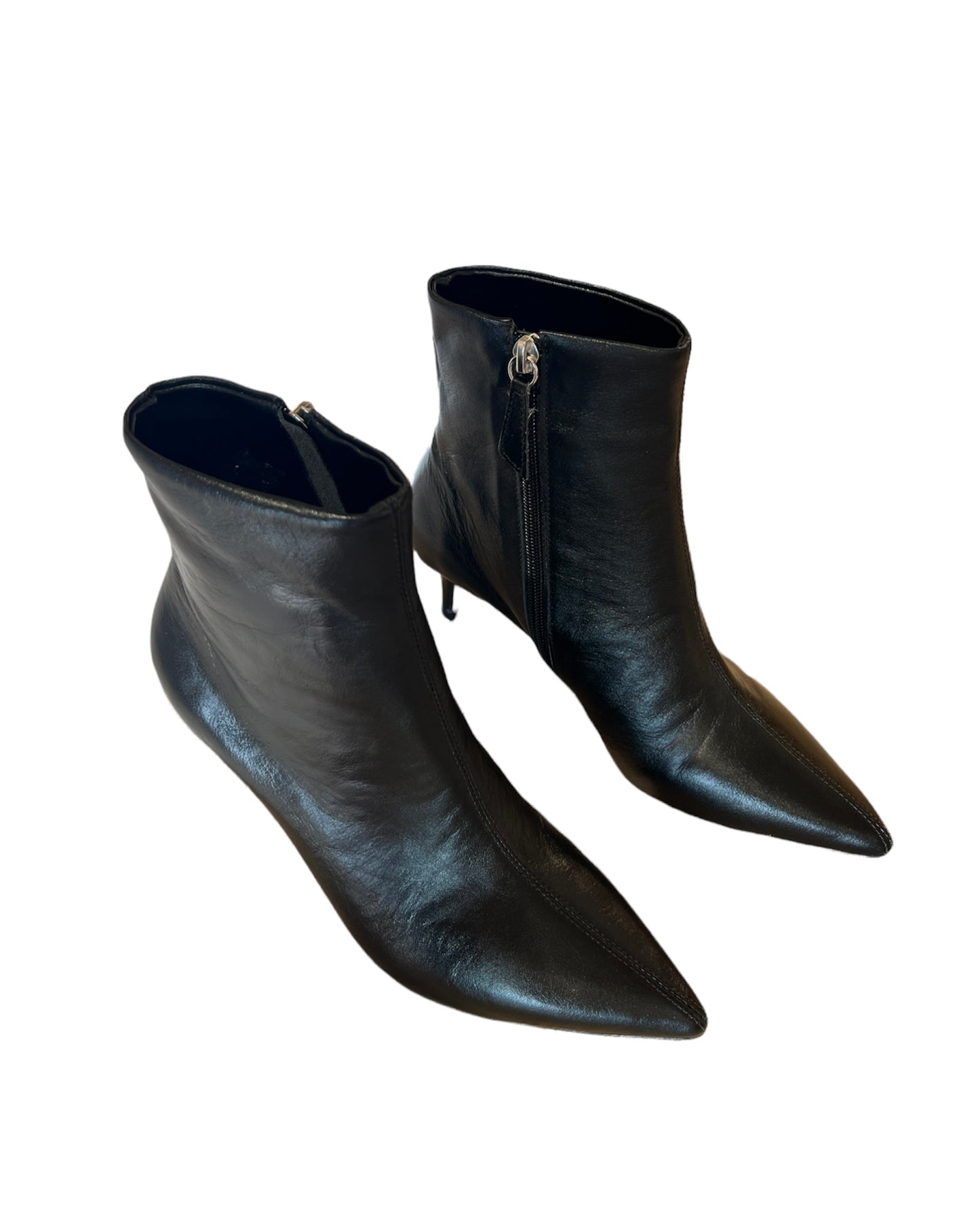 Ankle boots vitello nero -49642NE