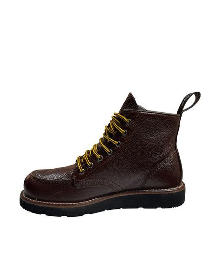 Scarponcino in pelle testa di moro - U55238B