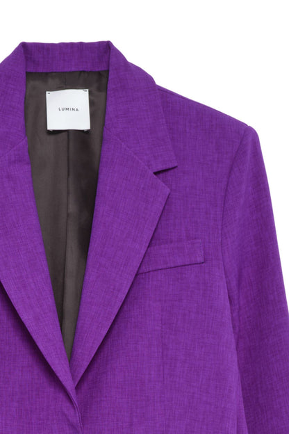 Blazer dritto monopetto - 6356