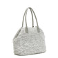 Shopping bag in raffia crochet marmo - VA0201M