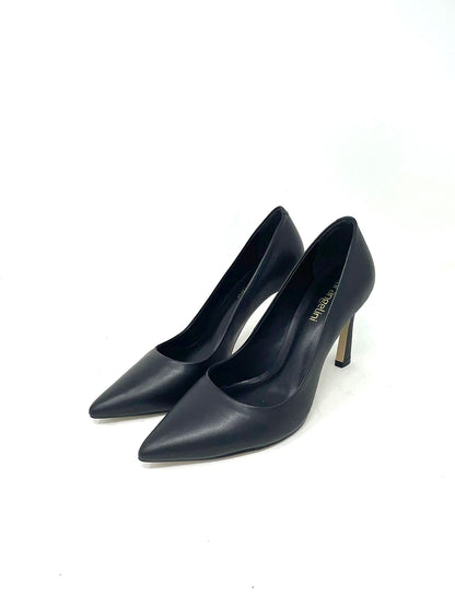 Decolletè tacco virgola vitello nero - 1966BNE