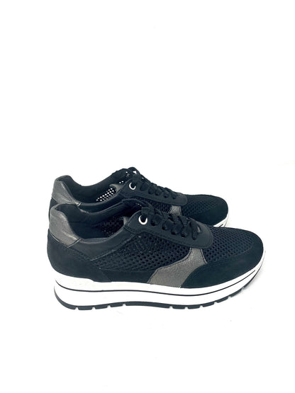 Sneakers traforata nera Igi&co - 3660211