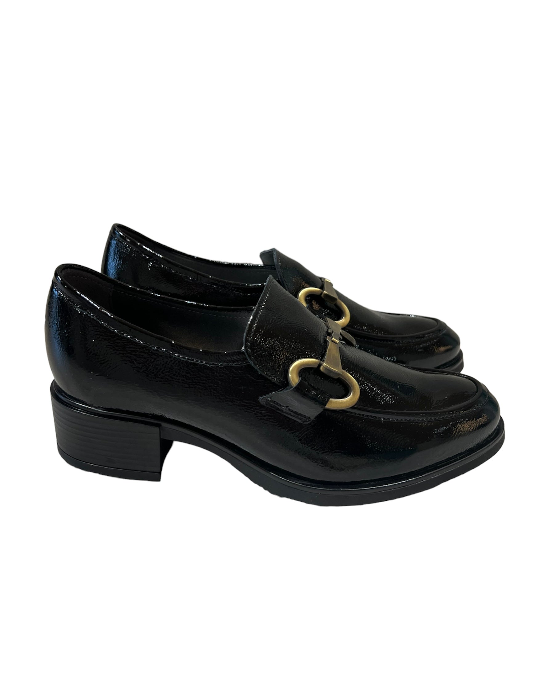 Mocassino con tacco e fibbia Melluso K91858D