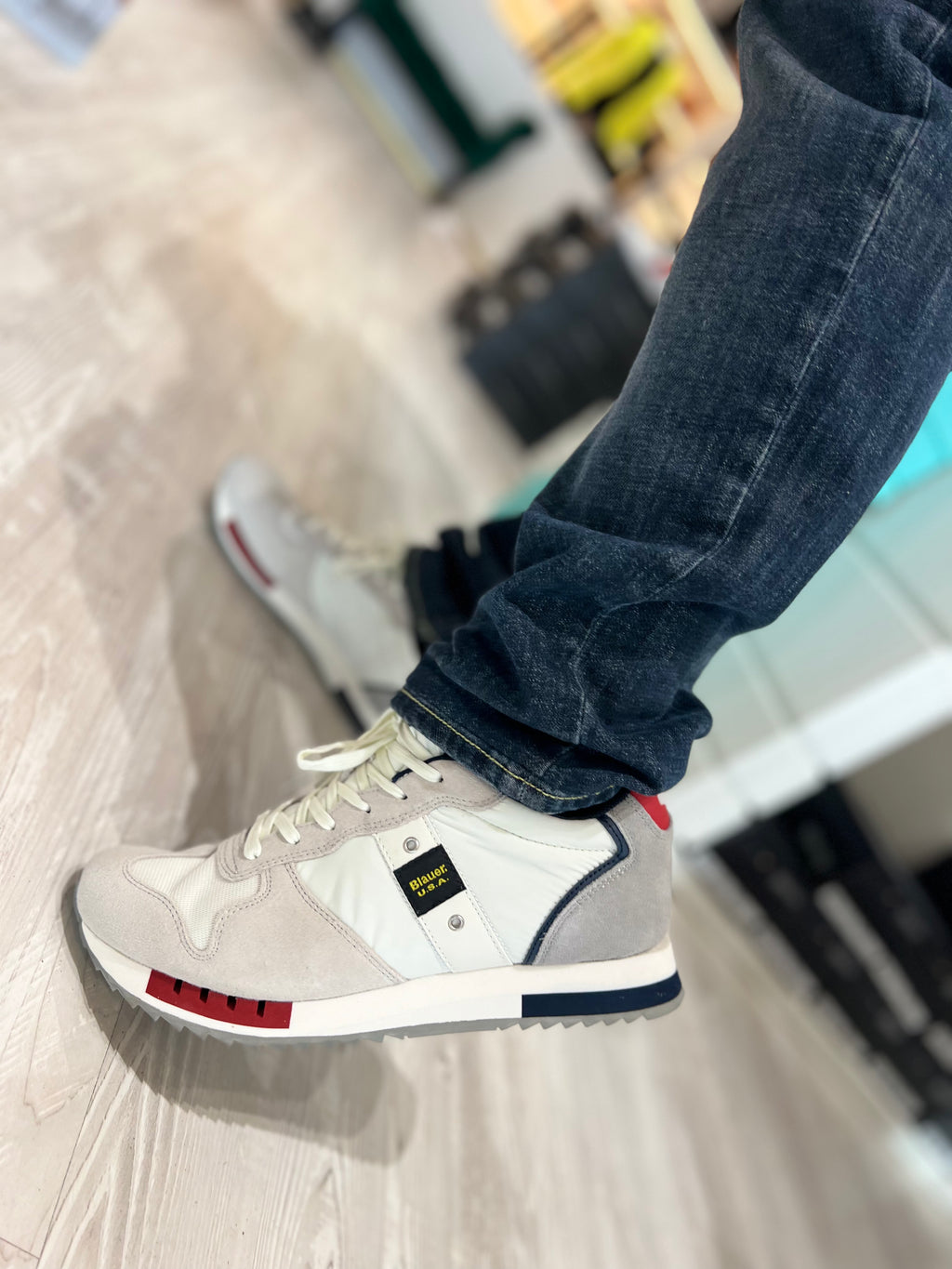 Sneakers Queen Blauer white/red/navy - S3QUMES