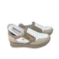 Sneakers slip-on in vera pelle beige/cipria microfori -3660211