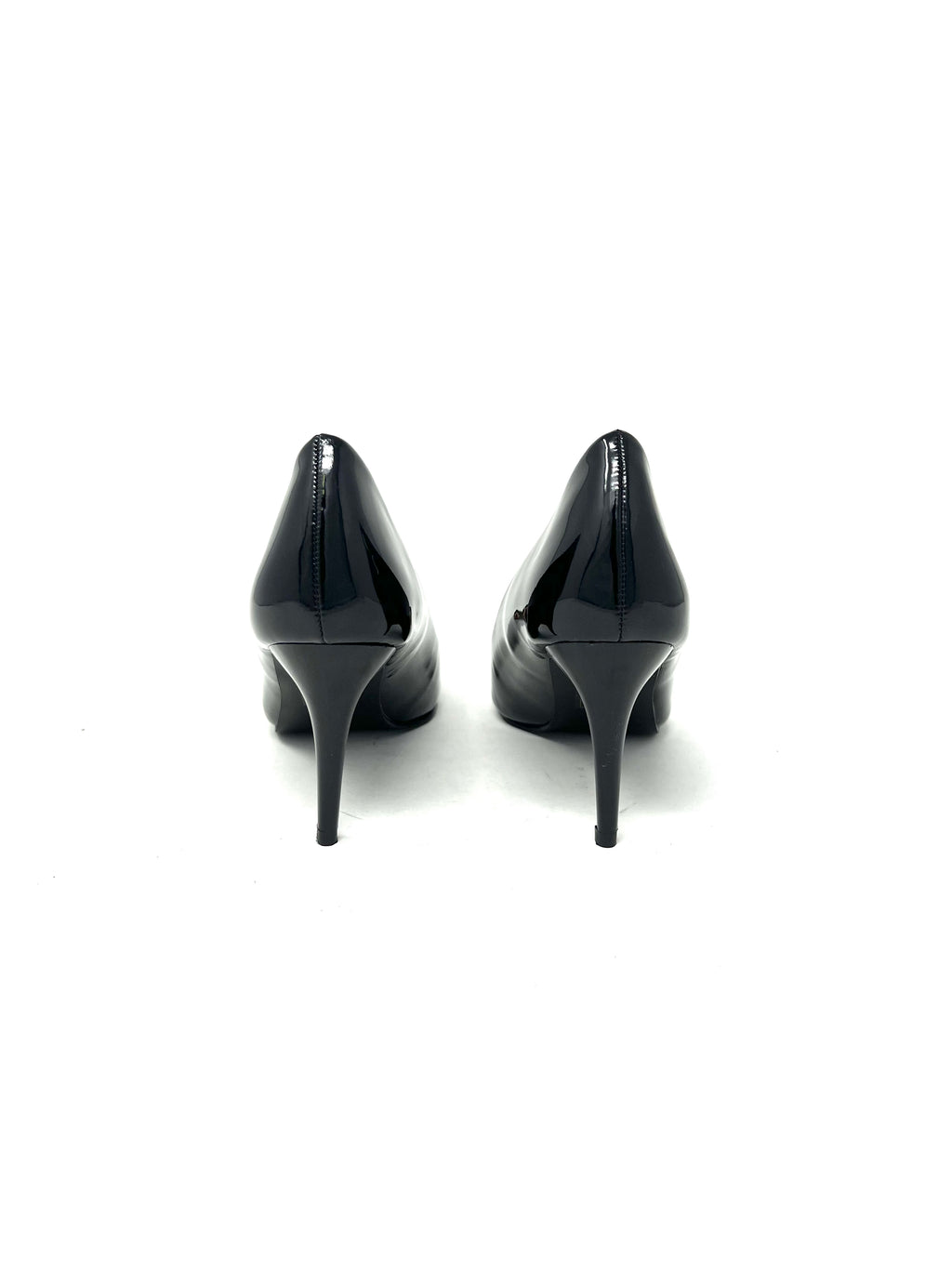 Decolletè nera lucida con tacco a spillo 5 cm -W2ED39N