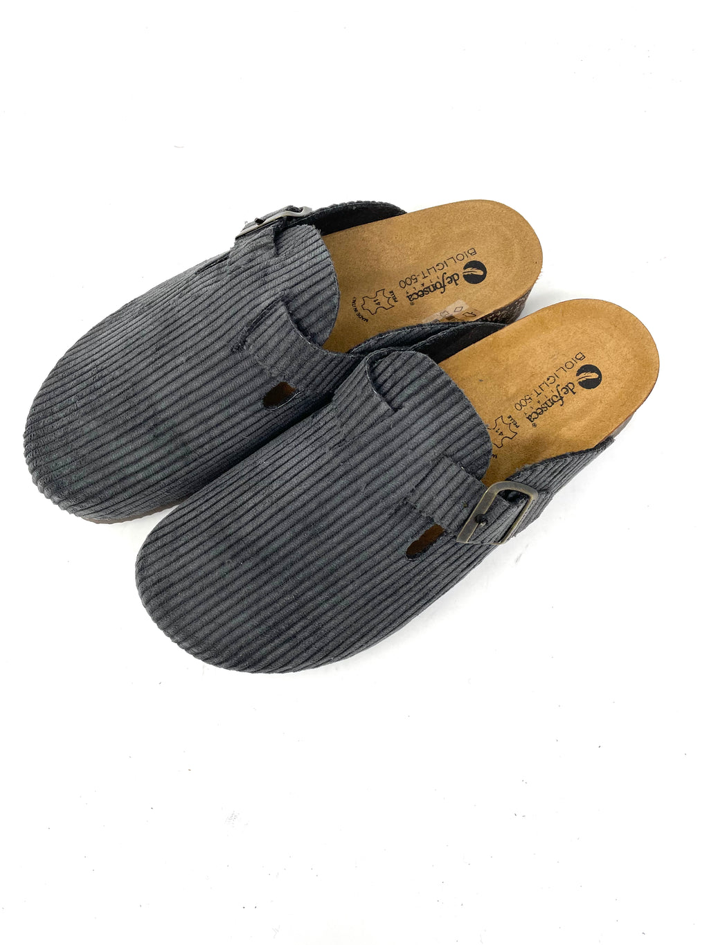 Pantofola uomo Bolzano velluto antracite - M012BXA