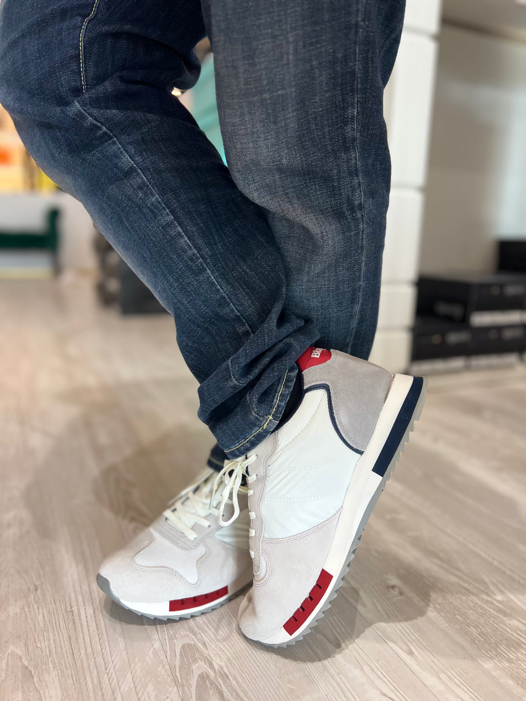 Sneakers Queen Blauer white/red/navy - S3QUMES